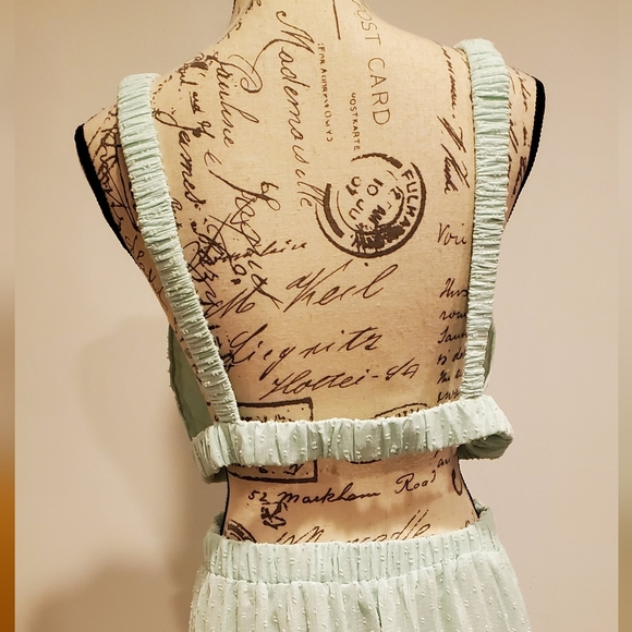 NWOT ASOS DESIGN  Elegant Mint Green Maxi Dress, Size 12. - Picture 5 of 12